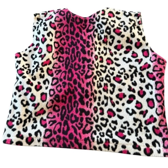 Leopard Print Zip-Up Vest - Picture 2 of 4